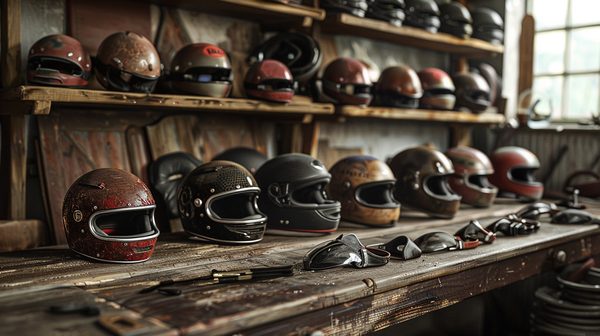 Découvrez une gamme de casque de moto vintage sur La Bécanerie