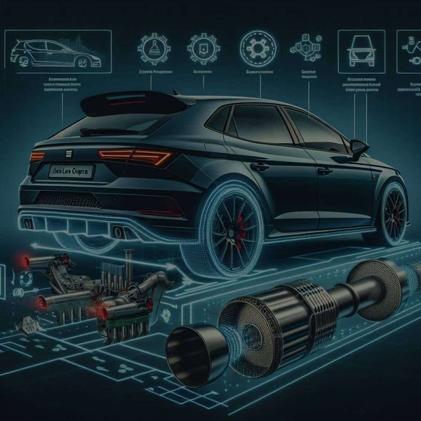 Quels sont les avantages de l'installation d'une double sortie d'échappement sur une Seat Leon Cupra ?