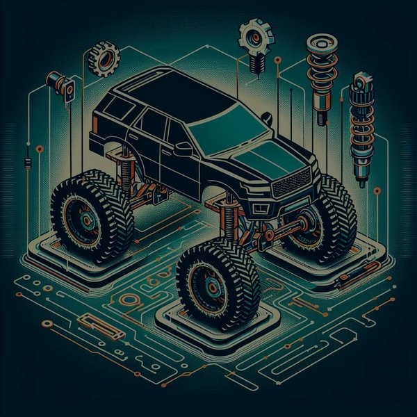Quel dispositif est le plus adapté pour augmenter la garde au sol d'un SUV tout-terrain ?